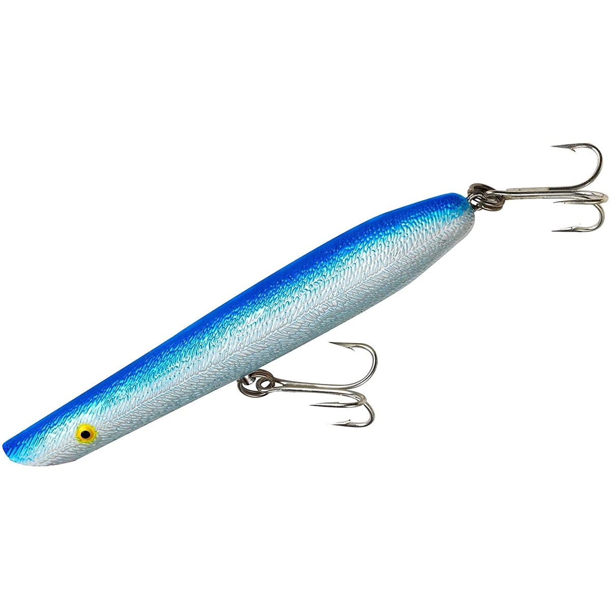 Cotton Cordell C6620 Pencil Popper Topwater Bait 6 1 oz Pearl And Blue