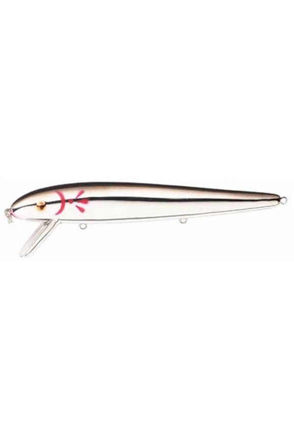 Red-Fin Fishing Lure Hard bait Chrome Black 5 in 5/8 oz