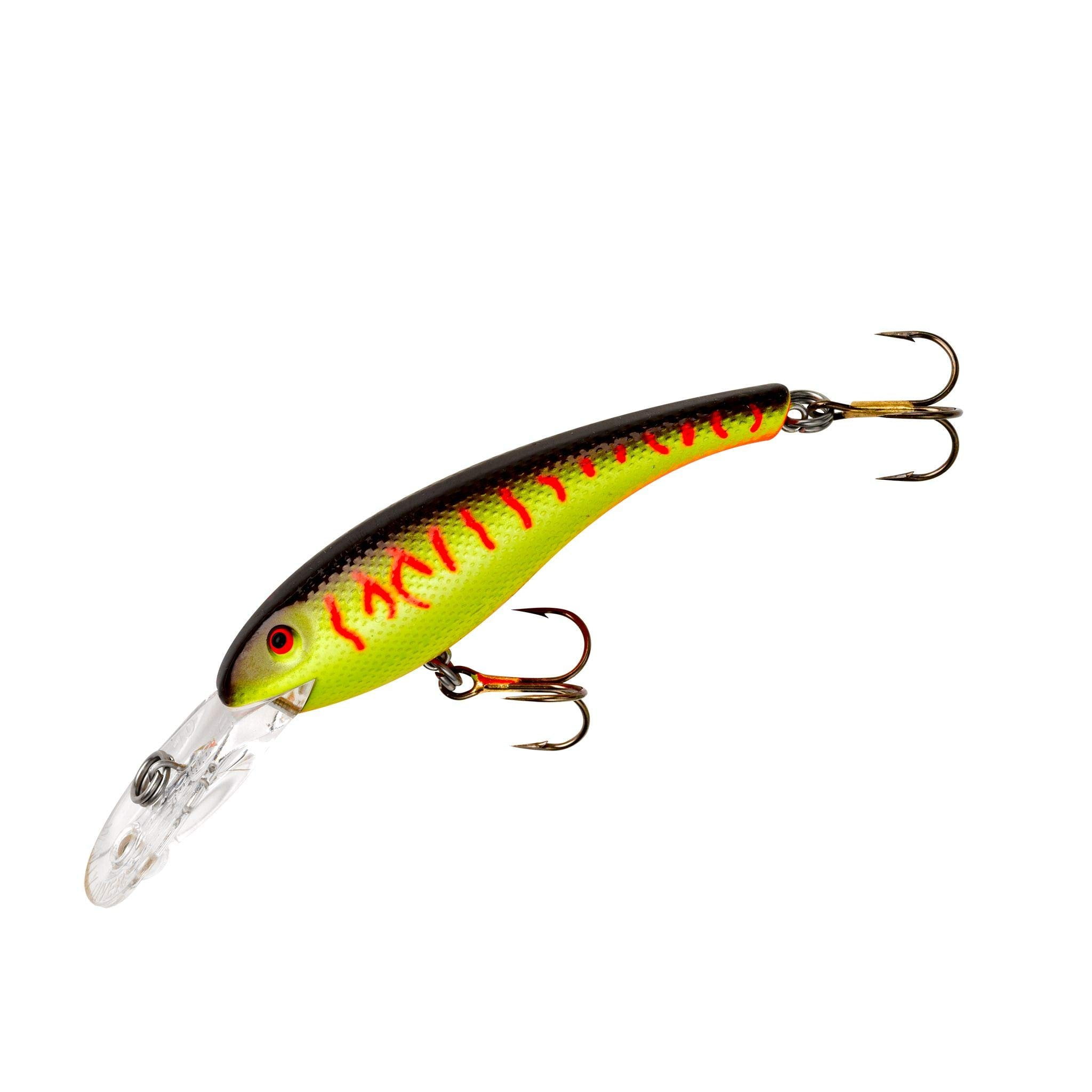 Cotton Cordell Suspended Wally Diver Fishing Lure Hard bait Yellow Brown Tiger 3 1/8 in 1/2 oz