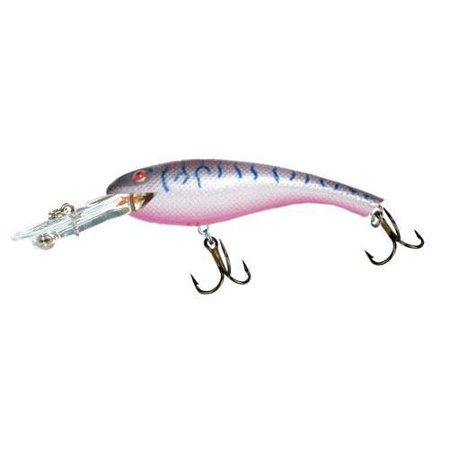 Cotton Cordell Suspending Wally Diver 1/2 oz Fishing Lure - White/Black Tiger