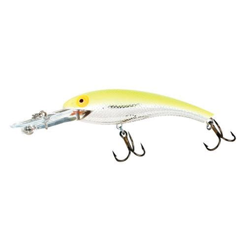 Cotton Cordell Wally Diver 1/4 oz Fishing Lure - Chrome Chartreuse