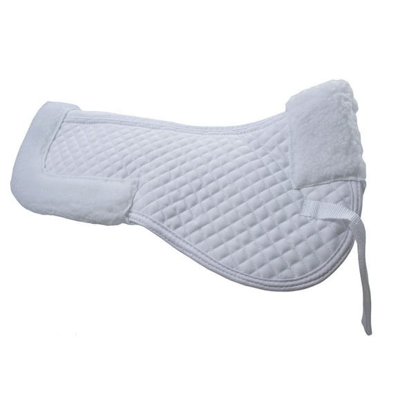 Cotton Correction Half Saddle Pad Fleece Lined
