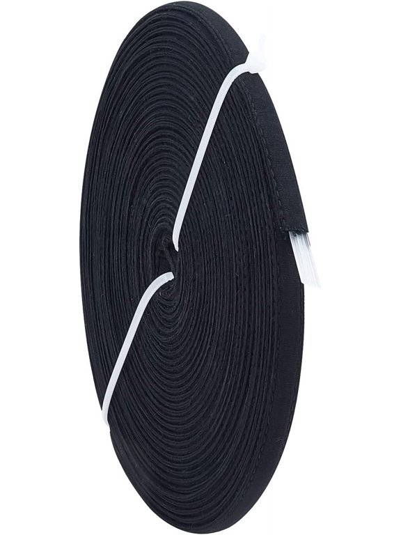 Cotton Covered Boning for Sewing 12 Yards 10mm Polyester Boning Black Bra Boning Poly Boning Sewing Garment Accessories for Corsets Bridal Gowns Evening Gowns Lingerie Hats Dress