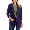thumbnail image 1 of Cotton Cozy Cardigan Cassis M, 1 of 1