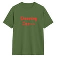 thumbnail image 1 of Cotton Crew Neck Funny T-shirts for Men Women -- Moss Green, XX-Large, 1 of 1