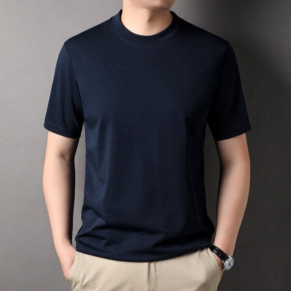 Cotton Crew Neck Loose Men's T-Shirt Seven Colors