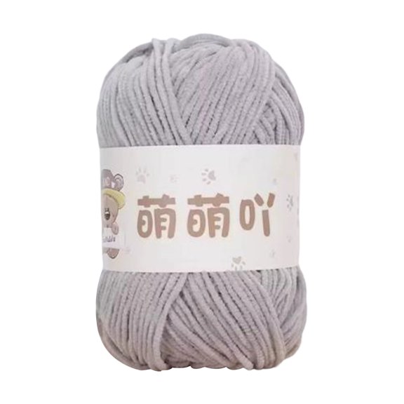 Cotton Crochet Thread Light Gray, Soft & Durable Cotton Yarn For Handmade Crafts, Amigurumi, Knitting, Diy Projects, Decorations, Gift Making For Crafters, Beginners & Hobbyists