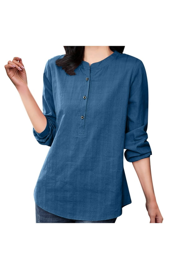 Cotton Crop Tops For Women Loose Fit Fall Long Sleeve Shirts For Women Wave Coconut Plus Size Blouses For Women Sexy WorkouLong Sleeve Tops Women Loose Fit Pack