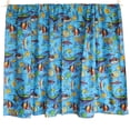 thumbnail image 1 of Cotton Curtain Animal Print 58 Inch Wide Fish Aquarium Dark Blue, 1 of 3