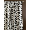 thumbnail image 1 of Cotton Curtain Animal Print Cow Spots Black 58 Inch Wide, 1 of 2