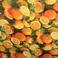 thumbnail image 1 of Cotton Curtain Fruits Print 58 Inch Wide Oranges, 1 of 1