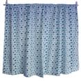 thumbnail image 1 of Cotton Curtain Hearts Print 58 Inch Wide Hearts and Dots Blue, 1 of 1