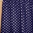 thumbnail image 1 of Cotton Curtain Stars Print 58 Inch Wide Navy, 1 of 2