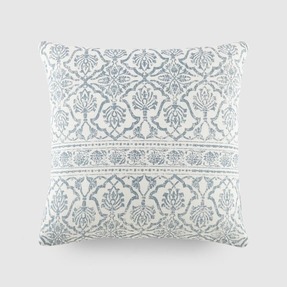 Cotton Decorative Throw Pillow in Antique Floral by Comfort Canopy