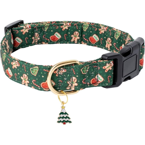 Cotton Designer Dog Collar Christmas Cute Flower Dog Collar Suitable for Female Dogs Small Dogs Medium Dogs Large Dogs with Flower Ornaments