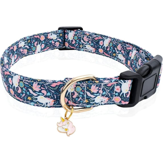 Cotton Designer Dog Collar Christmas Cute Flower Dog Collar Suitable for Female Dogs Small Dogs Medium Dogs Large Dogs with Flower Ornaments