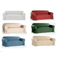 thumbnail image 1 of Cotton Dock Round Arm Slipcover for Sofa, Loveseat and Chair, 1 of 2