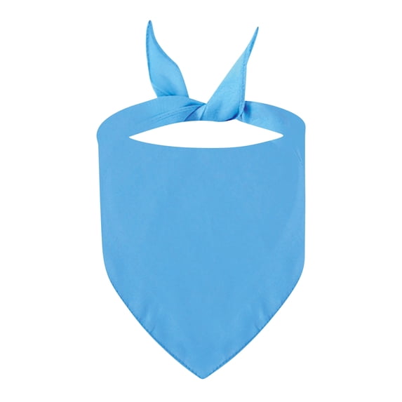 Cotton Dog Bandana, Reversible Triangle Pet Scarf Bib, Durable Handkerchief for Dogs and Cats(Blue,68cm)