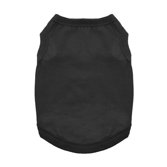 Cotton Dog Tank by Doggie Design - Jet Black - Large