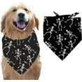 thumbnail image 1 of Cotton Dog's Kerchief Triangle Pet's Bandana Father Theme Skeleton 380x780mm, 1 of 7