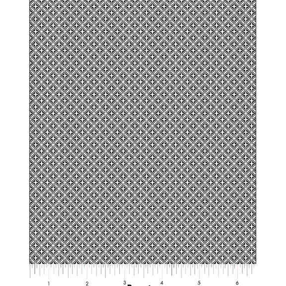 Cotton Domino Effect Diamond Mini Pattern Benartex Cotton Fabric Print by the Yard (12413-12)