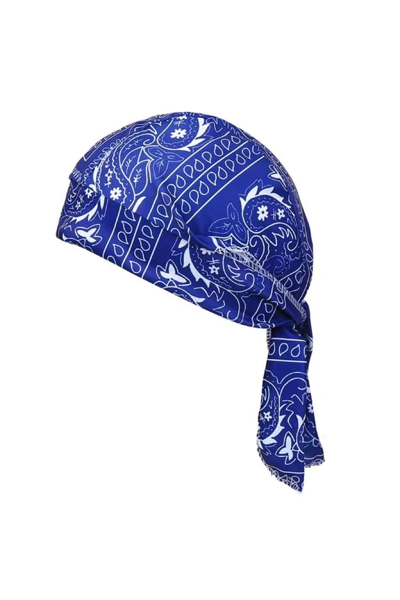 Cotton Doo Rag Cap Sweat Wicking Head Wraps Breathable Helmet Liner Beanie Dew Rags for Men