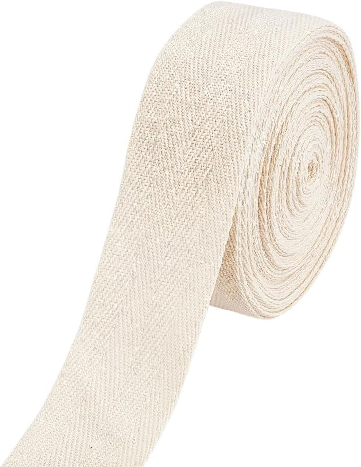 Cotton Double Herringbone Ribbon Clothes Accessories Beige 2 inch(50mm ...