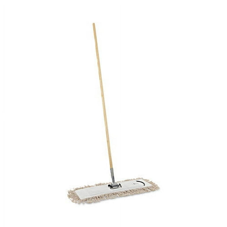 Cotton Dry Mopping Kit, 24 x 5 Natural Cotton Head, 60 Cotton Dry Mopping Kit, 24 x 5 Natural Cotton Head, 60