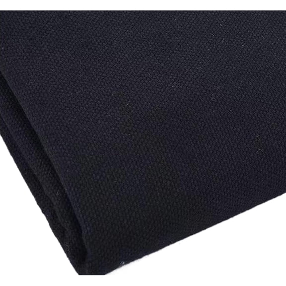 Yardley London Cotton Duck Canvas Fabric By The Yard, Yard, Black