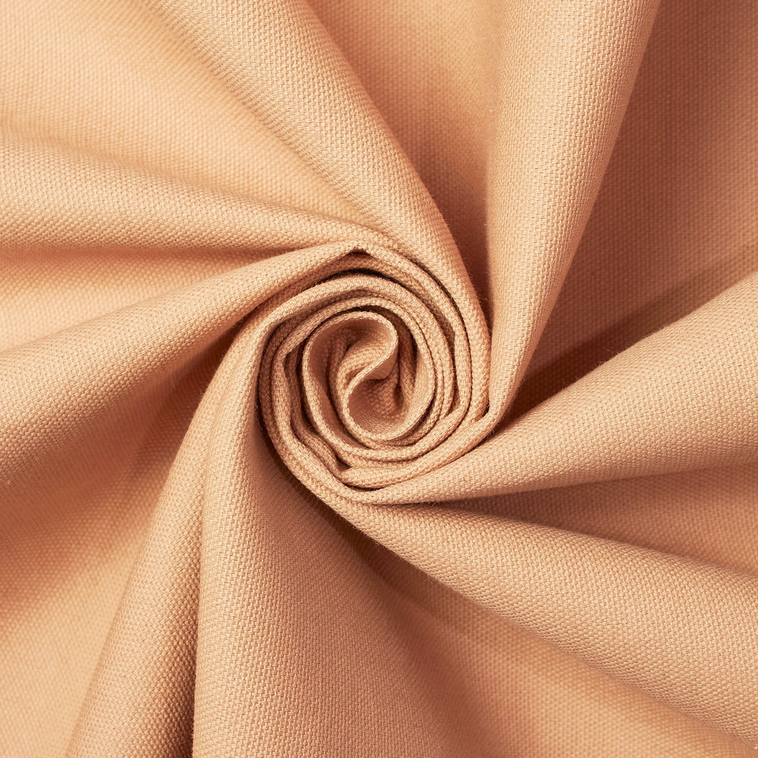Cotton Duck Canvas Fabric Heavy Duty Outdoor 10 Oz Thick Cloth Material By The Yard & Roll Wholesale - Nude (10 Yards)
