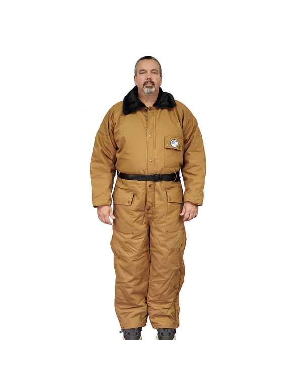 Cotton Duck One Piece Insulated Freezer Suit for Extremely Cold Weather