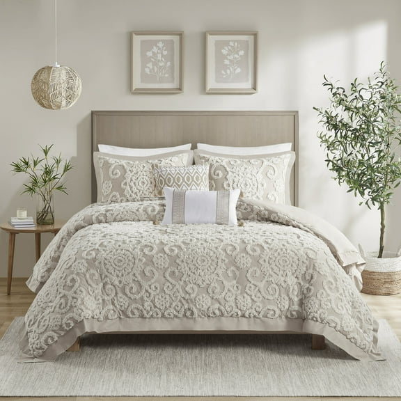 Cotton Duvet Mini Set Taupe Full/Queen