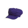 thumbnail image 1 of Cotton Elastic Newsboy Cap - Purple, 1 of 2