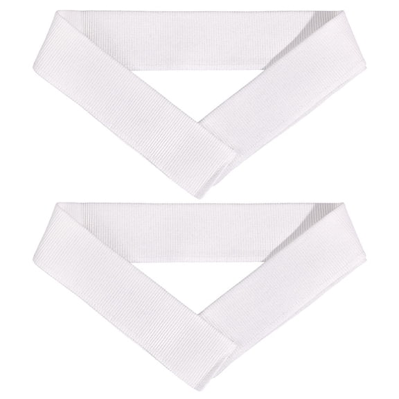 Cotton Elastic Ribbing Fabric for Cuffs White 550x35~77x3mm diy