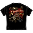 thumbnail image 1 of Cotton Elite Breed Antique Fire Dept T-Shirt, 1 of 2