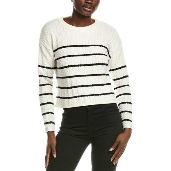 Cotton Emporium womens Sweater, m, White