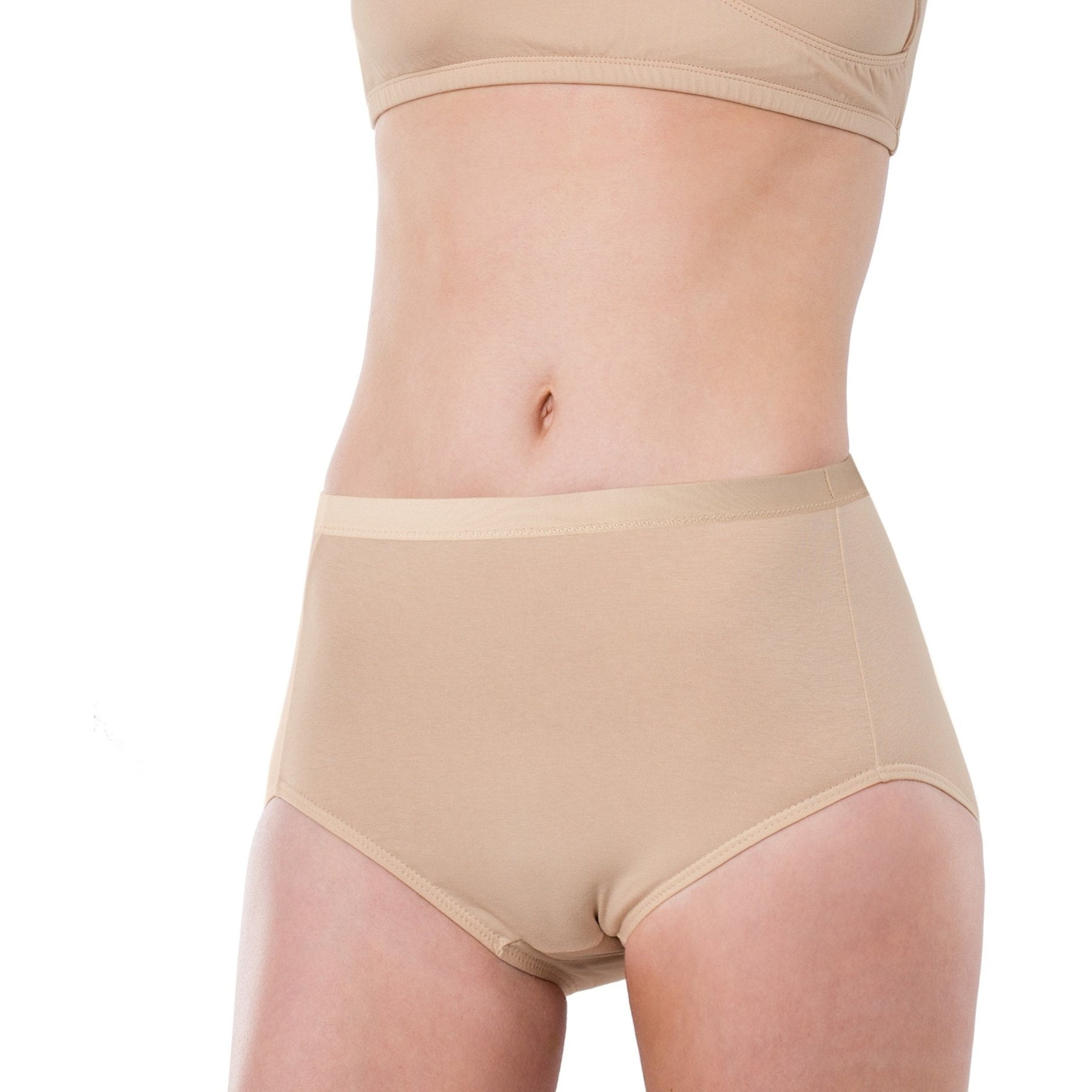 Cotton Essentials Full High Cut Brief