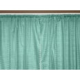 thumbnail image 1 of Cotton Eyelet Window Curtains Scalloped Sides (2 Piece Set) 42" Wide Panels Aqua, 1 of 1