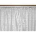 thumbnail image 1 of Cotton Eyelet Window Curtains Scalloped Sides (2 Piece Set) 42" Wide Panels White, 1 of 1