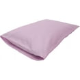 thumbnail image 1 of Cotton Fabric 14x20" Pillowcase - Soft Washable Sateen Weave Pillow Cover - Made in USA, Pink, 1 of 8