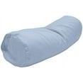 thumbnail image 1 of Cotton Fabric 4x12" Neck Roll Pillowcase - Soft Washable Sateen Weave Pillow Cover - Made in USA, Blue, 1 of 9