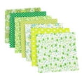 thumbnail image 1 of Cotton Fabric DIY Making Supplies Quilting, 7 Pcs 19.69"x19.69" Patchwork Fabric Fat Quarter Bundles DIY for Sewing Craft Precut Quilt Sewing Quilting Fabric Quilting Cotton Patchwork CushionsGreen, 1 of 1