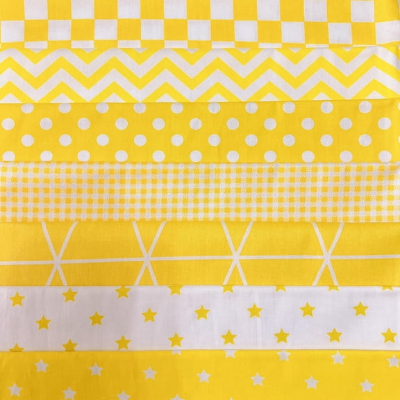 Cotton Fabric DIY Making Supplies Quilting Patchwork Fabric Fat Quarter Bundles DIY for Quilting Cotton Patchwork Cushions (20" x 20")