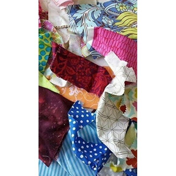 Cotton Fabric Scraps Fabric Strips Fabric Pieces Remnants Scrap Bag