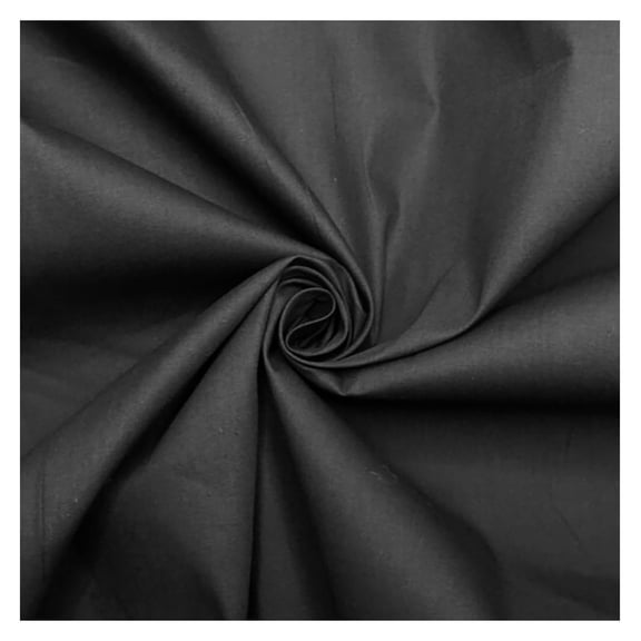 | Cotton Fabric for Sewing | Broadcloth Fabric | by The Yard | 60" Wide Roll | Lightweight, Breathable | Lining, Home Textile, Skirts, Tote Bags (Charcoal, 4 Yard)
