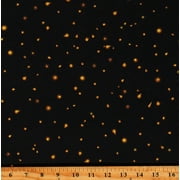 Cotton Fireflies at Night Firefly Nature Fantastic Forest Cotton Fabric Print by the Yard ATZD-20179-2BLACK