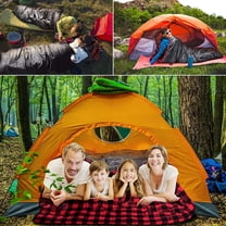Cotton Flannel Double Sleeping Bag for Camping, Backpacking Or Hiking