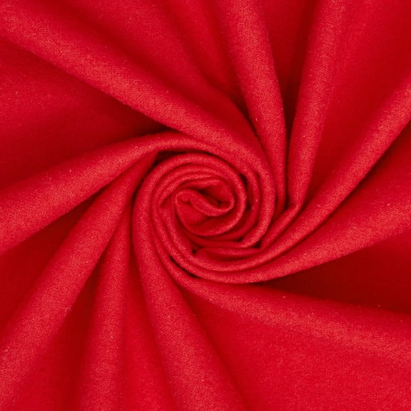 Cotton Flannel Fabric 45" Wide Soft Warm Comfy Many Colors By The Yard (Red)