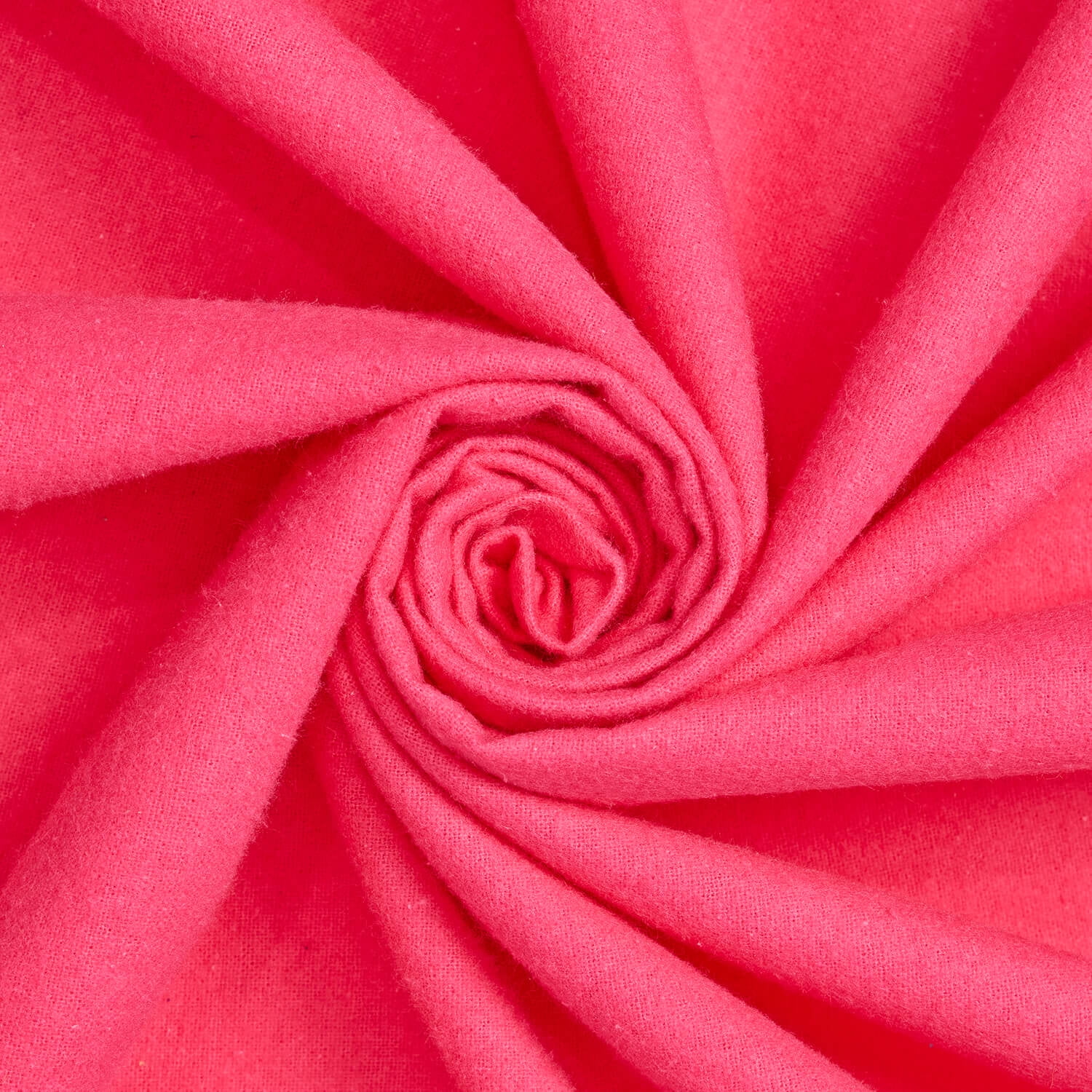 Cotton Flannel Fabric (5 oz) 100% Hypoallergenic 44/45 Inch Insulating By The Yard For Sewing Apparel, Accessories, & Décor - Fuchsia (10 Yards)