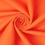 Cotton Flannel Fabric (5 oz) 100% Hypoallergenic 44/45 Inch Insulating By The Yard For Sewing Apparel, Accessories, & Décor - Orange (1 Yard)